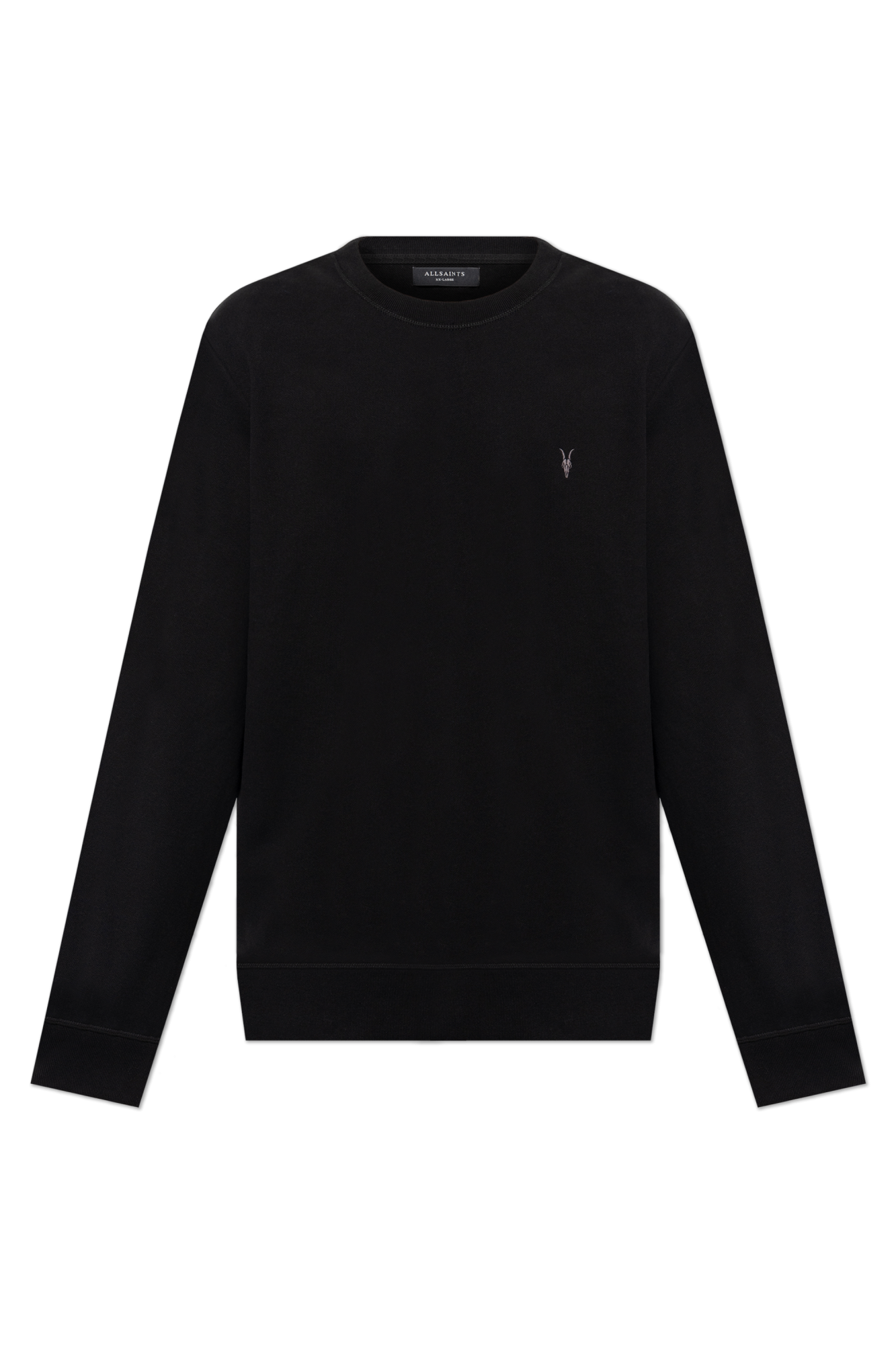Raven Crew Neck Ramskull Sweatshirt Black | ALLSAINTS US
